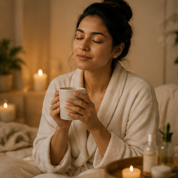 During Self-Care Rituals