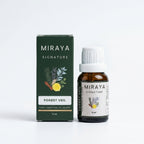 Miraya Signature Forest Veil essential oil bottle and packaging on a white background