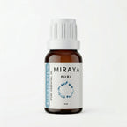 Miraya Eucalyptus pure essential oil bottle on a white background