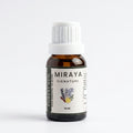 Miraya essential oil bottle on a white background