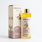 Miraya Golden Jojoba product with packaging on a white background