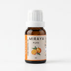Miraya Orange pure essential oil bottle on a white background