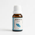 Miraya peppermint pure essential oil bottle on a white background