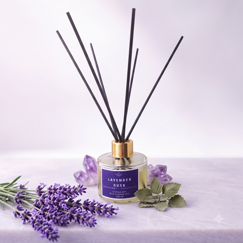 Lavender Dusk Reed Diffuser – 120 ml
