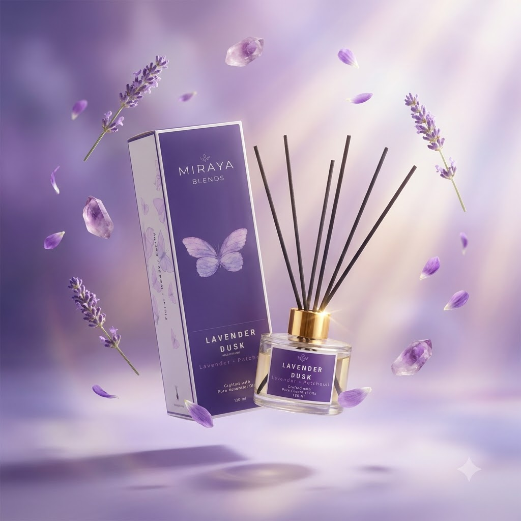 Lavender Dusk Reed Diffuser – 120 ml